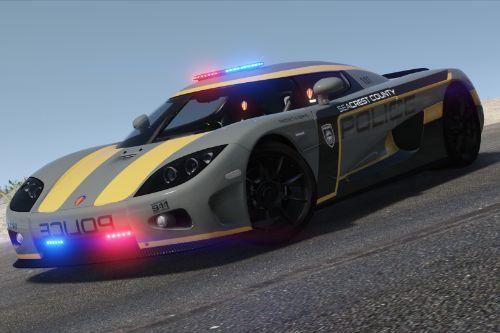 Koenigsegg CCX | Hot Pursuit Police - Second livery